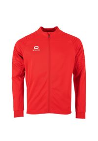 STANNO - Bluza dresowa zapinana na zamek błyskawiczny Stanno Bolt. Kolor: czerwony. Materiał: dresówka. Sport: fitness