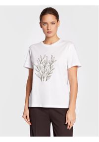 Moss Copenhagen T-Shirt Chliv 16781 Biały Regular Fit. Kolor: biały. Materiał: bawełna #1
