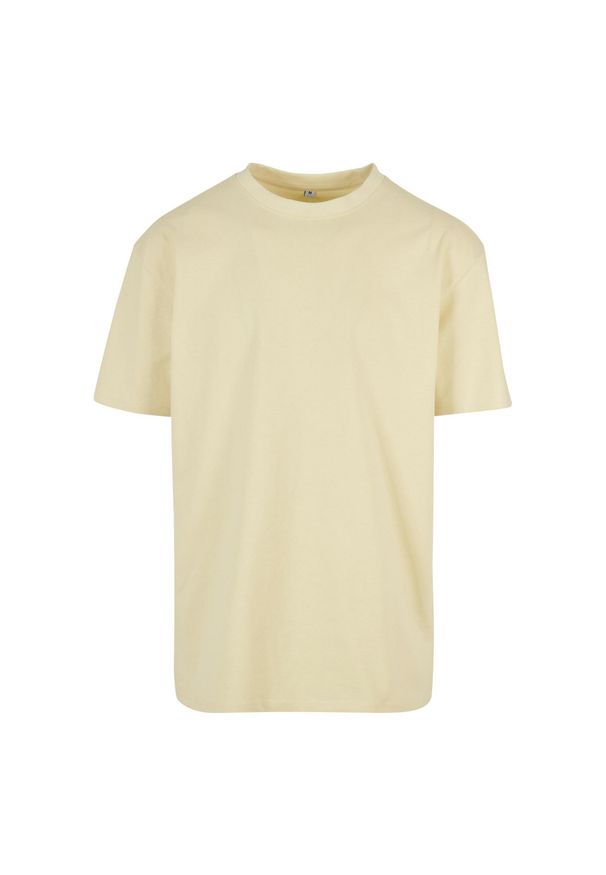 BUILD YOUR BRAND - Ponadwymiarowa Koszulka Dla Dorosłych Unisex Heavyweight. Kolor: żółty