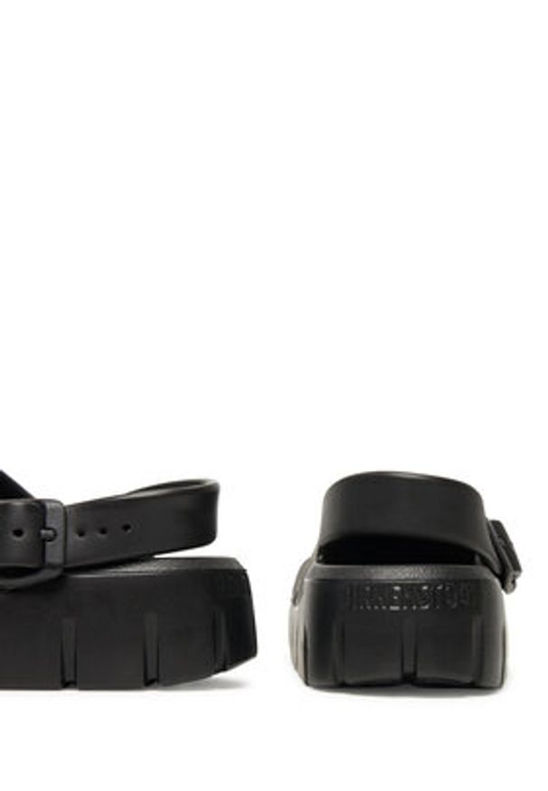 Birkenstock Sandały Birki Flow Kids 1032232 Czarny. Kolor: czarny. Materiał: syntetyk