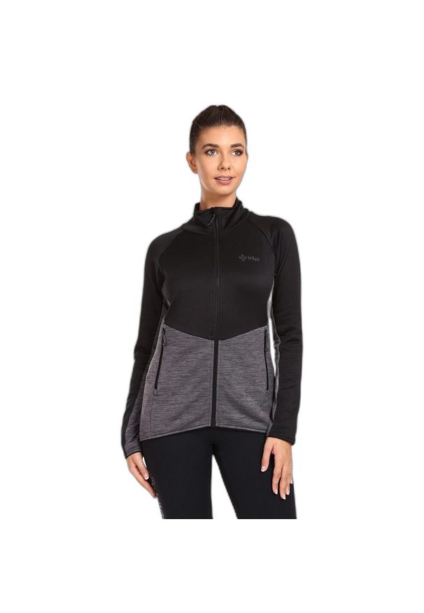 Bluza damska Kilpi Tomms. Kolor: czarny. Sezon: zima. Sport: narciarstwo