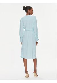Rinascimento Sukienka codzienna CFC0117654003 Błękitny Regular Fit. Okazja: na co dzień. Kolor: niebieski. Materiał: syntetyk. Typ sukienki: proste. Styl: casual #4