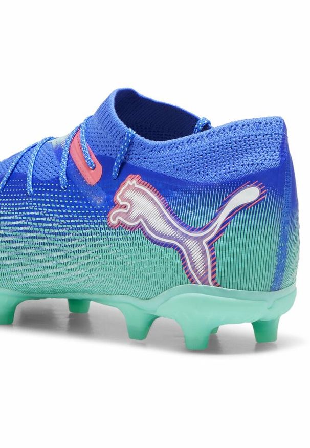 Puma - Buty piłkarskie FUTURE 7 PRO+ FG/AG PUMA. Kolor: wielokolorowy, niebieski, zielony. Sport: piłka nożna