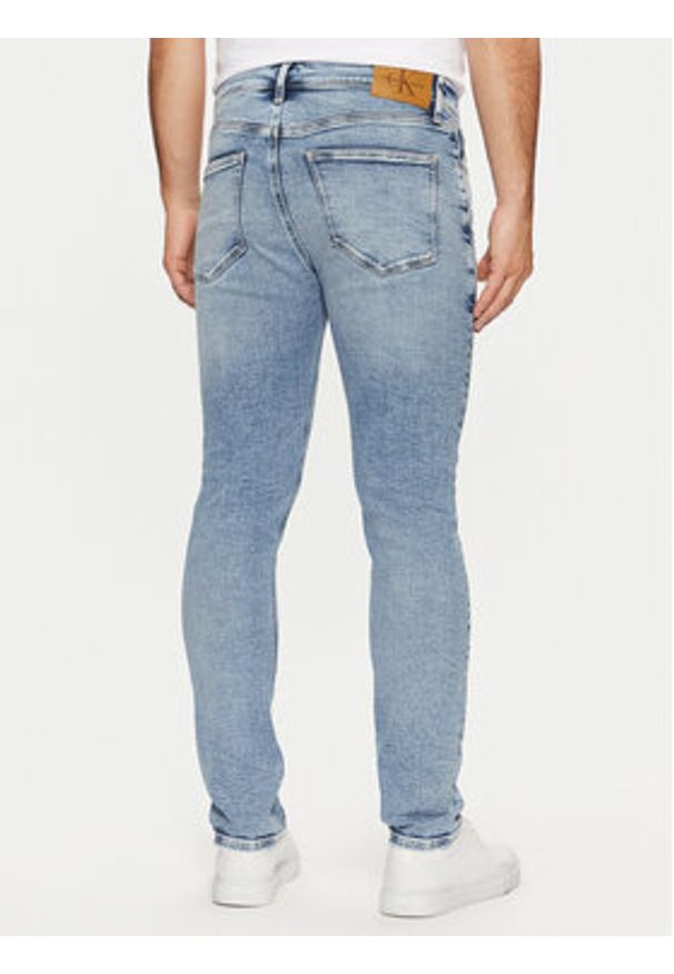 Calvin Klein Jeans Jeansy J30J326524 Niebieski Skinny Fit. Kolor: niebieski
