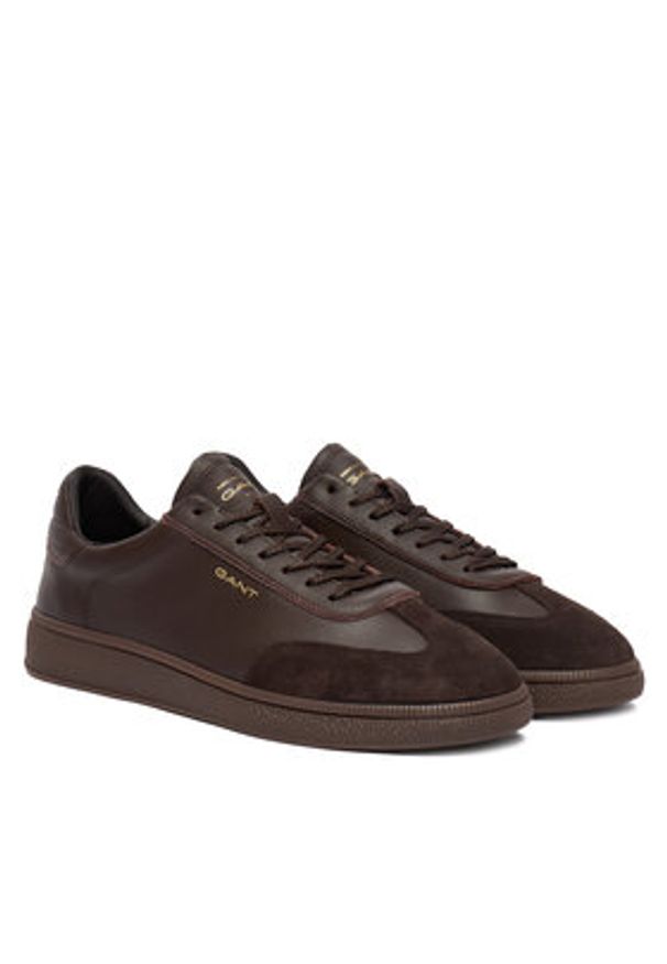GANT - Gant Sneakersy 31631008 Brązowy. Kolor: brązowy. Materiał: skóra