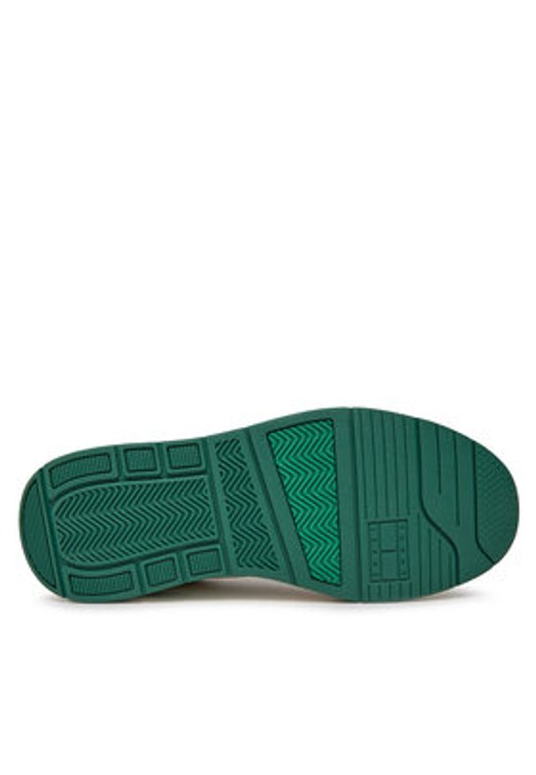 Tommy Jeans Sneakersy Tjm Leather Outsole Color EM0EM01350 Biały. Kolor: biały. Materiał: skóra