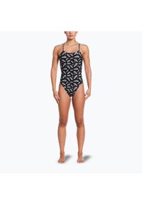 Nike Swim - Strój pływacki jednoczęściowy damski Nike Hydrastrong Cutout. Kolor: czarny