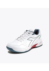 Buty tenisowe męskie Diadora Volee 6. Kolor: biały, wielokolorowy, zielony, czerwony, niebieski. Sport: tenis