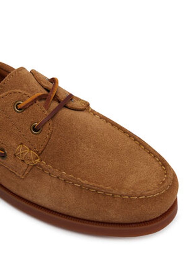 Polo Ralph Lauren Mokasyny Merton Boat Cs Bts 803P07645001 Brązowy. Kolor: brązowy. Materiał: skóra, zamsz