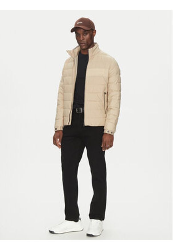 BOSS Kurtka przejściowa H-Cenitos 50519237 Beżowy Regular Fit. Kolor: beżowy. Materiał: syntetyk