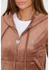Juicy Couture - JUICY COUTURE Brązowa damska bluza Rodeo Robertson, Rozmiar S. Kolor: brązowy #4