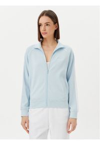 Guess Jeans Bluza W5GQ38 KB212 Błękitny Regular Fit. Kolor: niebieski. Materiał: syntetyk