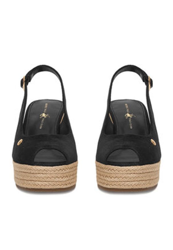 Beverly Hills Polo Club Espadryle EO-R26SS03466 Czarny. Kolor: czarny. Materiał: materiał