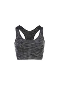 Athlecia - Stanik sportowy Endurance Freesia Melange. Kolor: czarny, brązowy, wielokolorowy, szary. Sport: fitness