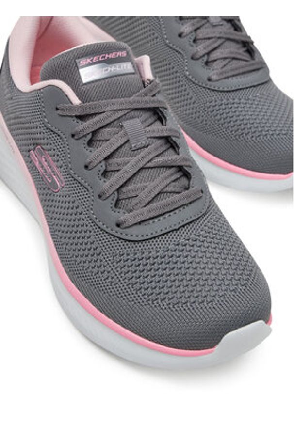 skechers - Skechers Sneakersy 150019/CCPK Szary. Kolor: szary. Materiał: materiał