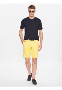 Bugatti Szorty materiałowe 4979 36440 Żółty Slim Fit. Kolor: żółty. Materiał: materiał #2