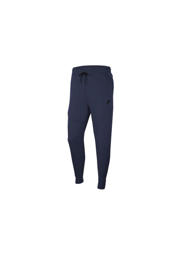 Spodnie sportowe damskie Nike Tech Fleece. Kolor: czarny, niebieski, wielokolorowy. Materiał: dresówka