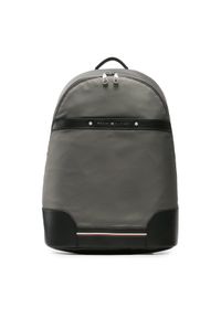 TOMMY HILFIGER - Tommy Hilfiger Plecak Th Central Repreve Backpack AM0AM11306 Khaki. Kolor: brązowy. Materiał: materiał