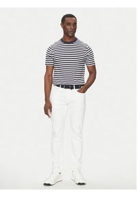 Hechter Paris T-Shirt 75015 151923 Granatowy Regular Fit. Kolor: niebieski. Materiał: bawełna #3