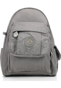 BAG STREET - Bag Street Plecak damski szary Bag Street 2229-GR. Kolor: szary. Styl: street #1