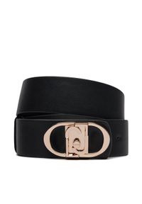 Liu Jo Pasek Damski Ecs Hips Belt 3.5 AA4106 E0003 Czarny. Kolor: czarny. Materiał: skóra