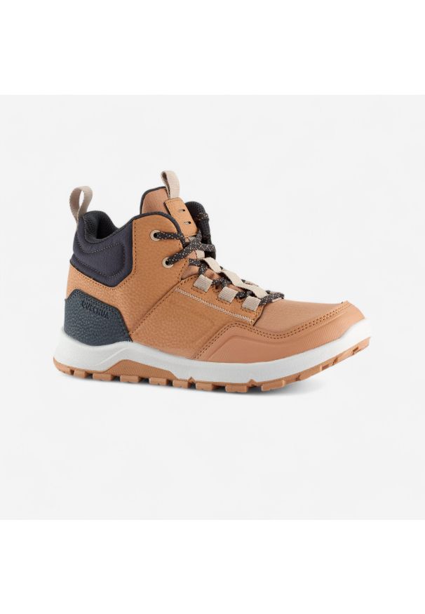 quechua - Buty turystyczne dla dzieci Quechua MH500 mid. Kolor: szary, brązowy, wielokolorowy. Materiał: tkanina, materiał, syntetyk. Sport: turystyka piesza