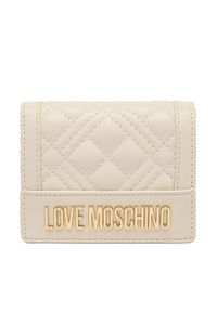Love Moschino - LOVE MOSCHINO Portfel JC5601PP1OLA0110 Écru. Materiał: skóra #1