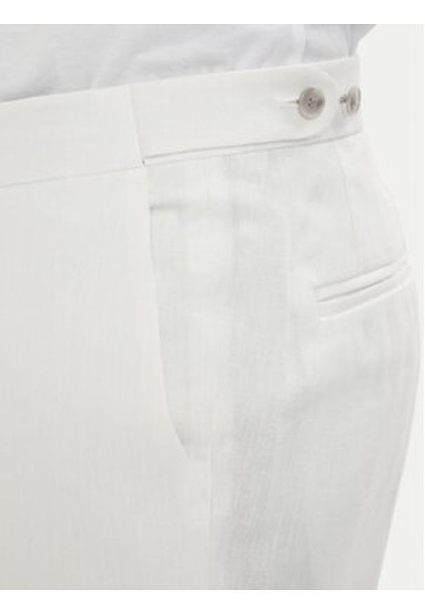 Hugo - HUGO Garnitur Henry 50559672 Kremowy Slim Fit. Kolor: kremowy. Materiał: bawełna