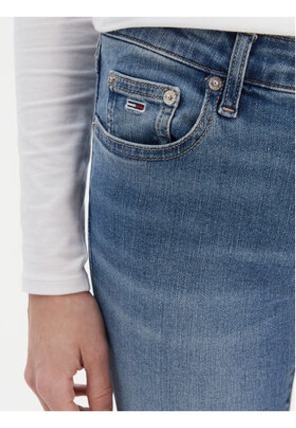 Tommy Jeans Jeansy Sophie DW0DW19530 Niebieski Skinny Fit. Kolor: niebieski