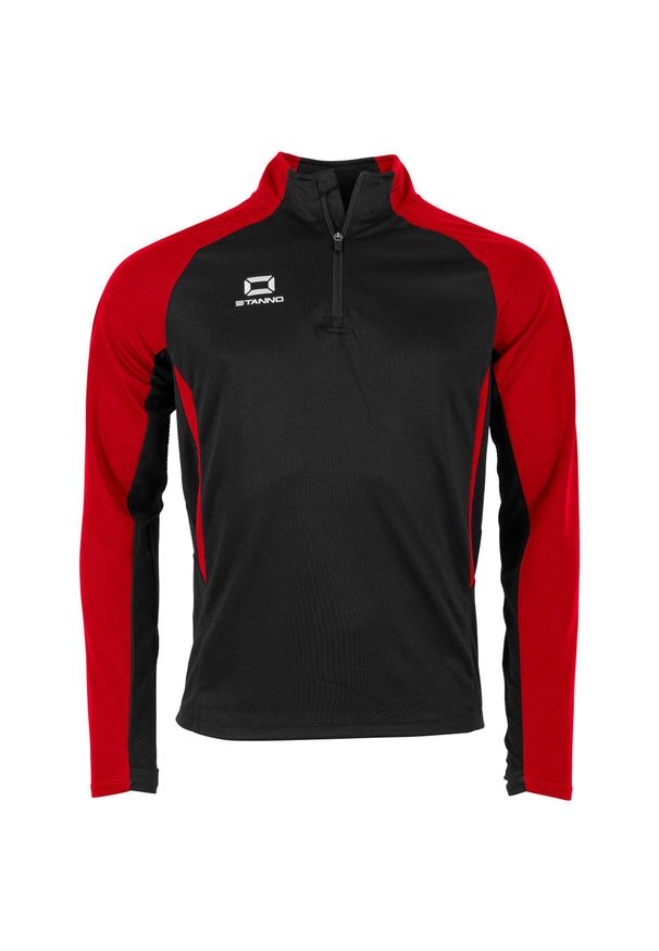 STANNO - Kurtka z dresu Stanno Stadio. Kolor: wielokolorowy, czarny, czerwony. Materiał: dresówka