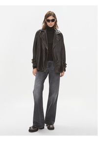 Pinko Jeansy Wanda 101733 A13Z Szary Wide Leg. Kolor: szary #4