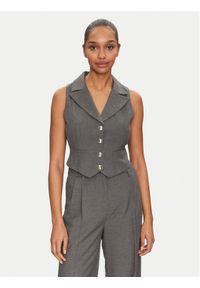 Morgan Kamizelka 251-CJANA.F Szary Slim Fit. Kolor: szary. Materiał: syntetyk #1