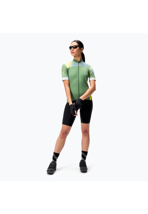 ENDURA - Koszulka rowerowa damska Endura Gradient FS260 W. Kolor: zielony. Wzór: gradientowy. Sport: kolarstwo