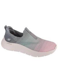 skechers - Buty do chodzenia damskie Skechers Go Walk Flex Cali Sunset. Kolor: różowy. Materiał: materiał, syntetyk. Szerokość cholewki: normalna. Sport: turystyka piesza