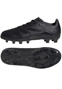 Adidas - Buty piłkarskie adidas Predator League L Mg Jr IG5441 czarne. Zapięcie: sznurówki. Kolor: czarny. Materiał: syntetyk. Sport: piłka nożna