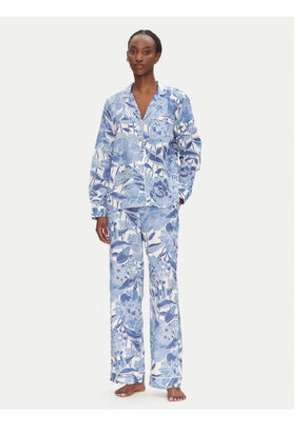 GAP - Gap Koszulka piżamowa 531508-13 Niebieski Relaxed Fit. Kolor: niebieski. Materiał: bawełna