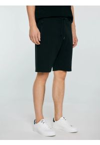 Big-Star - Szorty męskie dresowe czarne Wladorsh 906. Okazja: na co dzień. Kolor: czarny. Materiał: dresówka. Wzór: nadruk, ze splotem. Styl: wizytowy, casual, sportowy #4