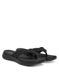 skechers - Skechers Japonki On-The-Go 600-Vacay 140702/BBK Czarny. Kolor: czarny. Materiał: materiał #4