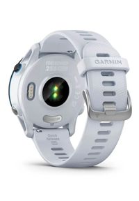 GARMIN - Garmin Forerunner 255 Music biały. Kolor: biały. Styl: sportowy, casual, elegancki #7