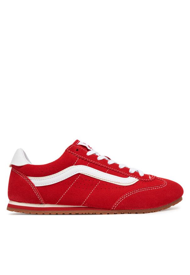 Vans Sneakersy Super Lowpro VN000D83IZQ1 Czerwony. Kolor: czerwony. Materiał: zamsz, skóra
