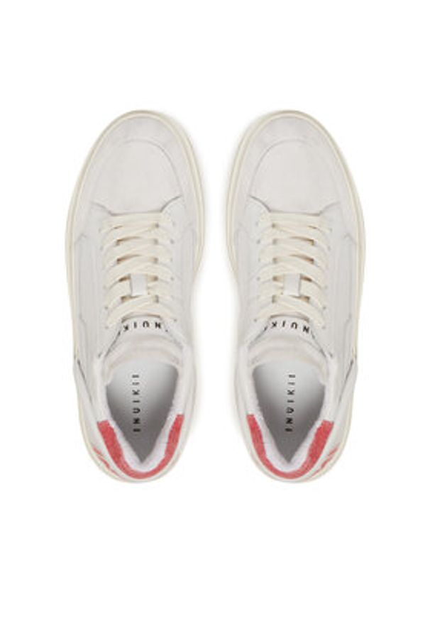 Inuikii Sneakersy Lila Low 30102-850 Biały. Kolor: biały. Materiał: skóra