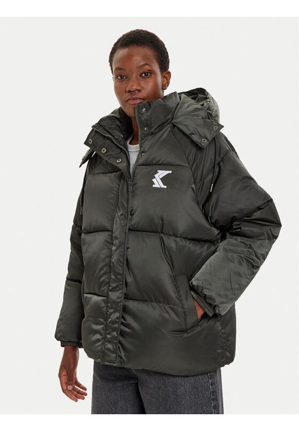 Karl Kani Kurtka puchowa Og Os Puffer Jacket 61760007 Czarny Regular Fit. Kolor: czarny. Materiał: syntetyk