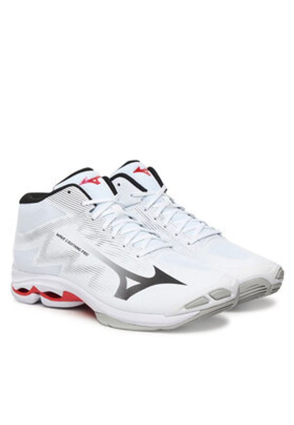Mizuno Buty halowe Wave Lightning Pro Mid V1GA2665 59 Biały. Kolor: biały. Materiał: materiał. Model: Mizuno Wave