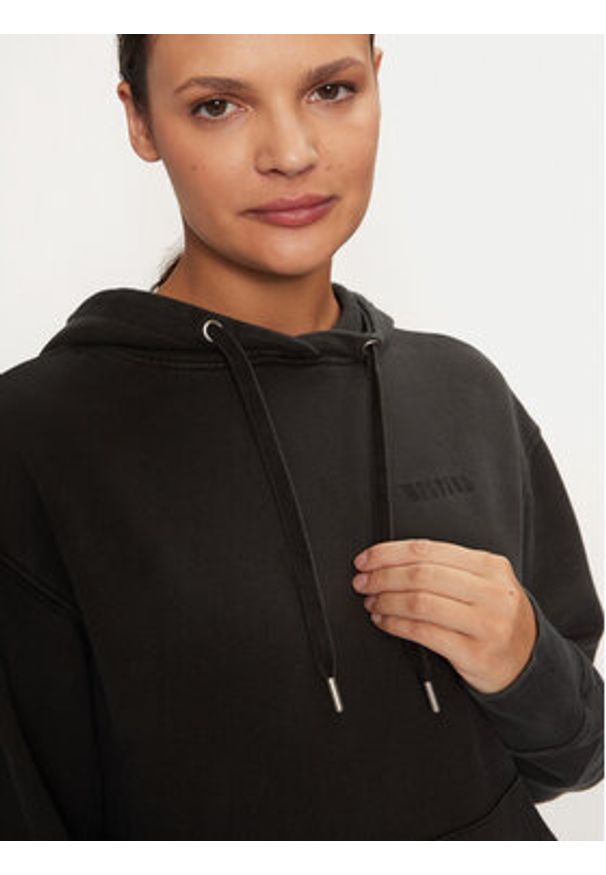 Mustang Bluza Margo 1015471 Czarny Oversize. Kolor: czarny. Materiał: bawełna