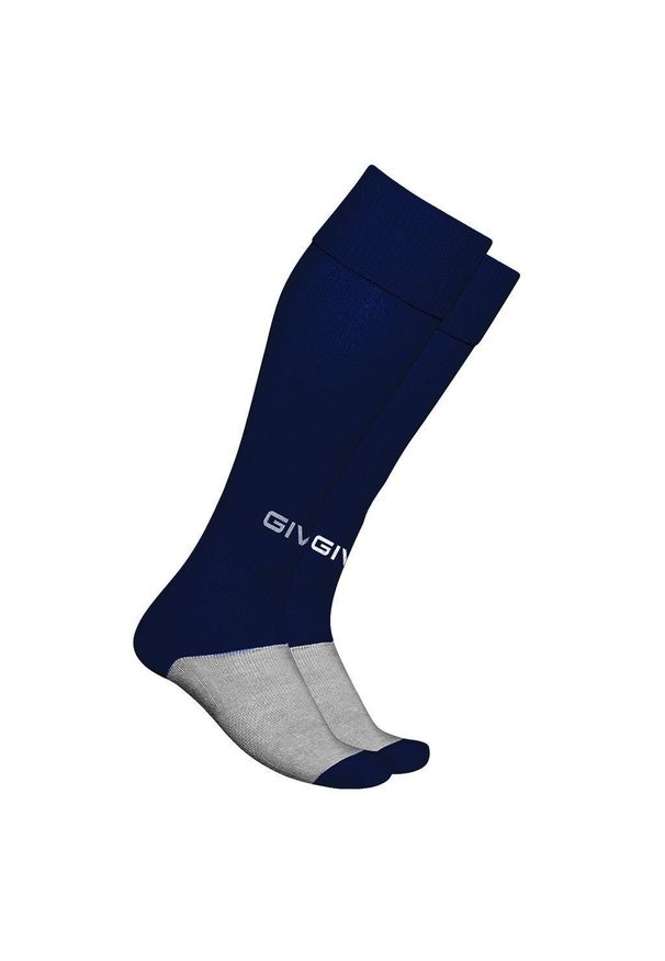 Getry piłkarskie dla dzieci Givova Calcio juniorskie granatowe. Kolor: niebieski. Materiał: poliester, bawełna, elastan. Sport: piłka nożna