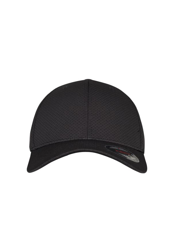 FLEXFIT - Czapka Flexfit 3d hexagon. Kolor: czarny. Styl: sportowy
