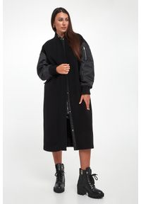 Pinko - Płaszcz damski wełniany Mapur PINKO. Materiał: wełna #1