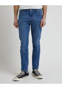 Lee - LEE MĘSKIE SPODNIE JEANSOWE JEANSY RIDER MOODY BLUE USED L701KND13 112338471