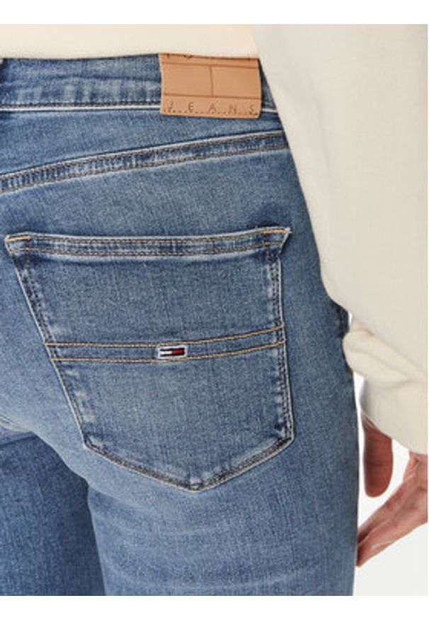 Tommy Jeans Jeansy Nora DW0DW19255 Niebieski Skinny Fit. Kolor: niebieski