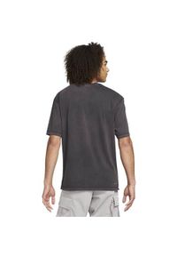 Koszulka treningowa męska Nike Air Jordan Drifit. Kolor: szary. Długość rękawa: krótki rękaw. Długość: krótkie. Sport: bieganie